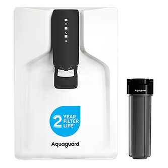 Aquaguard Vector RO+UV+MC 2X Water Purifier | 2 Year Filter Life | With Mega Sediment Filter
